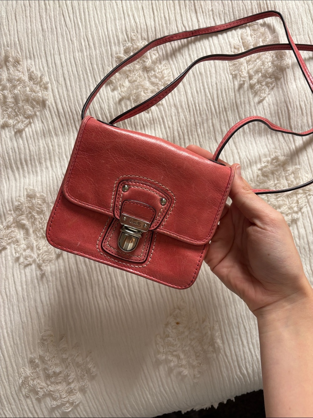 Pink Coach Mini Bag - Picture 6 of 7